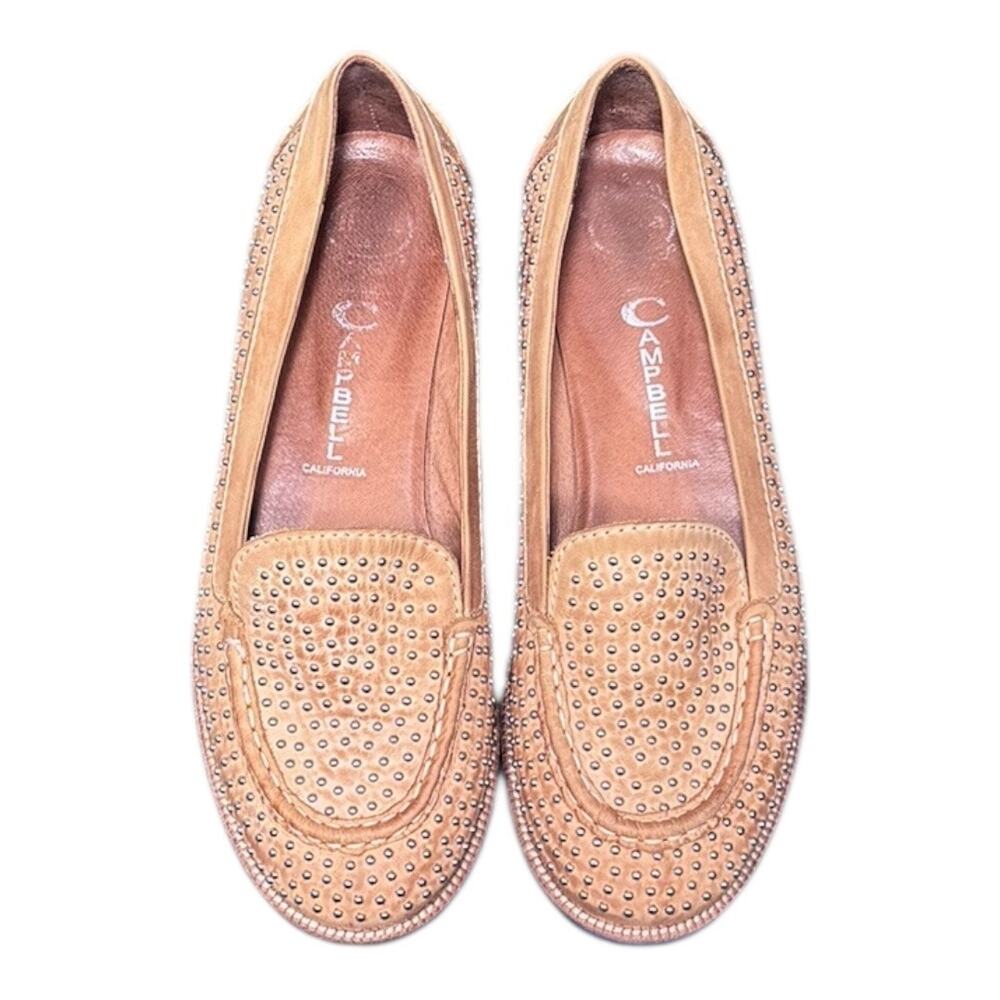 Jeffrey Campbell Dorm Stud Leather Loafers - Size 10 - Picture 2 of 7